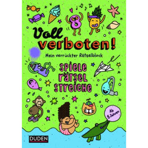 Voll verboten! Mein verrückter Rätselblock 3 – Ab 8 Jahren