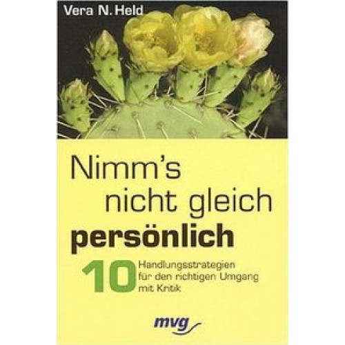 Nimm's nicht gleich persönlich