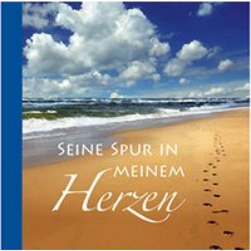 Seine Spur in meinem Herzen  Covermotiv: Fußspuren am Strand