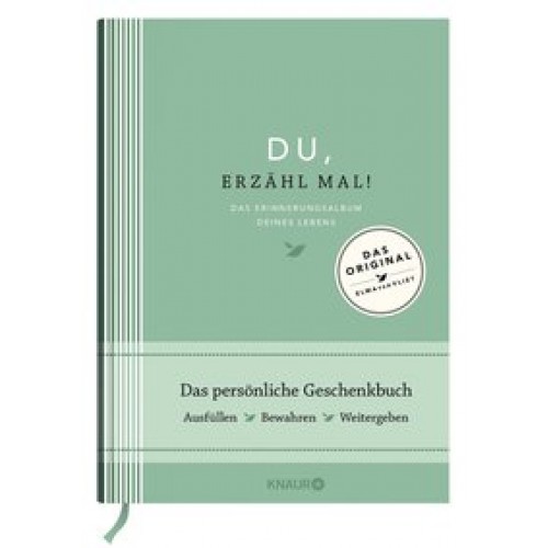 Du, erzähl mal! | Elma van Vliet: Das Erinnerungsalbum Deines Lebens [Gebundene Ausgabe] [2016] Vlie