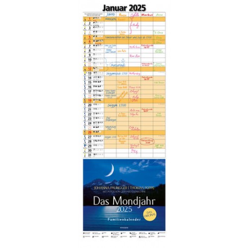 Das Mondjahr 2025 - Familienkalender