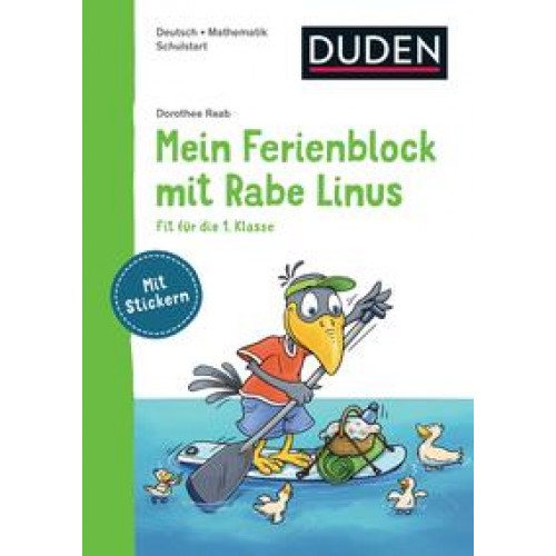 Mein Ferienblock mit Rabe Linus – Fit für die 1. Klasse