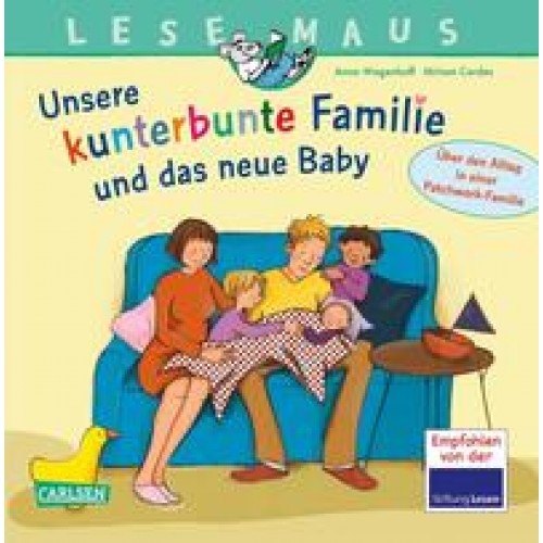 LESEMAUS 173: Unsere kunterbunte Familie und das neue Baby