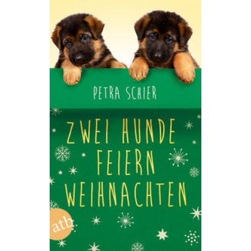 Zwei Hunde feiern Weihnachten