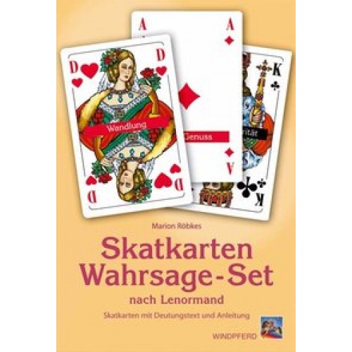 Skatkarten-Wahrsage-Set nach Lenormand