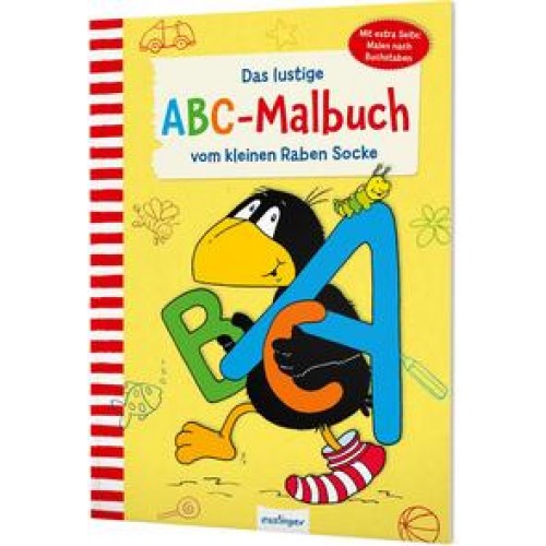 Der kleine Rabe Socke: Das lustige ABC-Malbuch vom kleinen Raben Socke