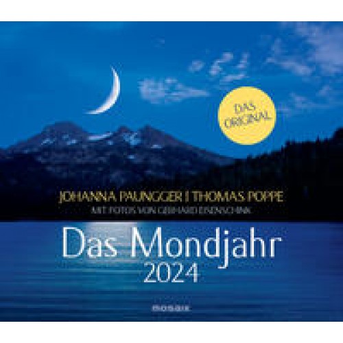 Das Mondjahr 2024 - Wandkalender