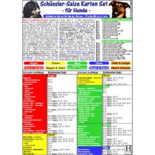 Schüssler Salze für Hunde