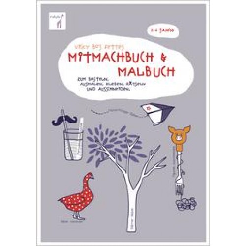 Fettes Mitmachbuch und Malbuch