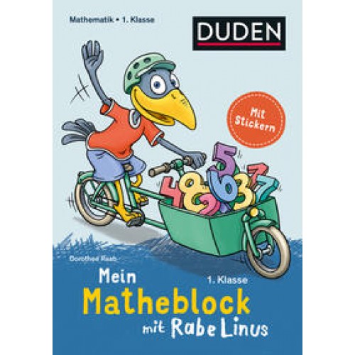 Mein Matheblock mit Rabe Linus - 1. Klasse