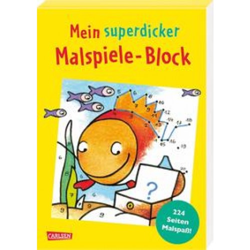 Mein superdicker Malspiele-Block