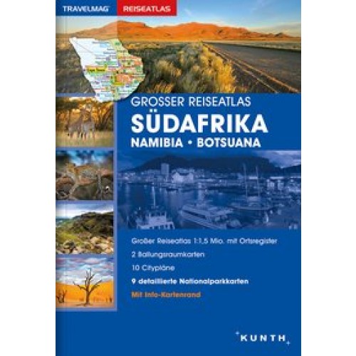 Großer Reiseatlas Südafrika/Namibia/Bots