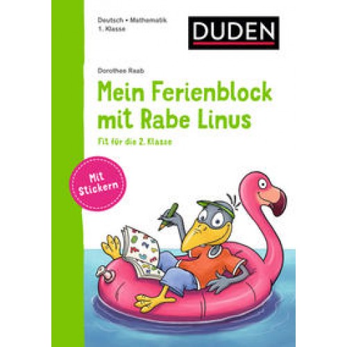 Mein Ferienblock mit Rabe Linus – Fit für die 2. Klasse