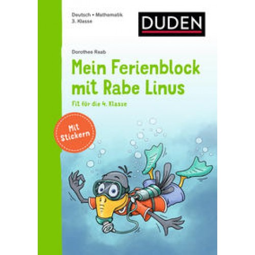 Mein Ferienblock mit Rabe Linus – Fit für die 4. Klasse