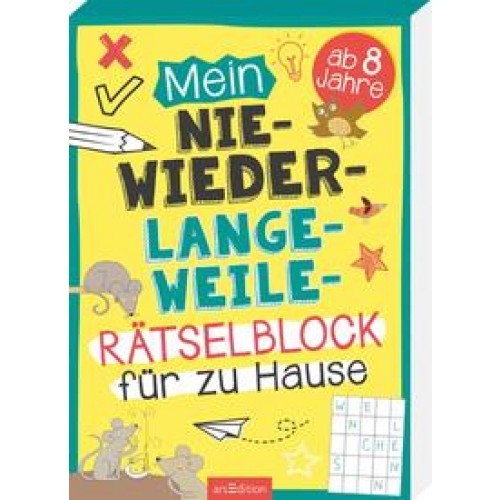 Mein Nie-wieder-Langweile-Rätselblock für zu Hause