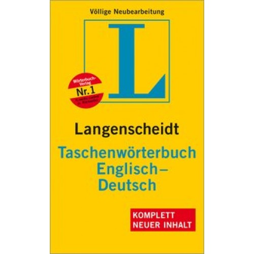 Langenscheidt Taschenwörterbuch Englisch