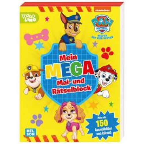 PAW Patrol: PAW Patrol: Mein Mega Mal- und Rätselblock