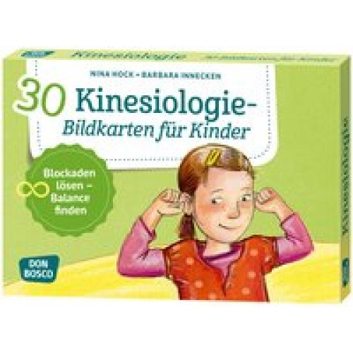 30 Kinesiologie-Bildkarten für Kinder