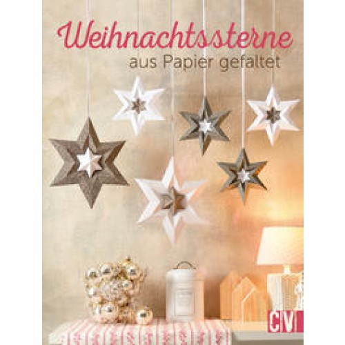 Weihnachtssterne aus Papier gefaltet