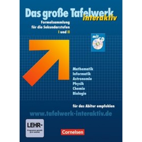 Das große Tafelwerk interaktiv - Formelsammlung für die Sekundarstufen I und II - Allgemeine Ausgabe