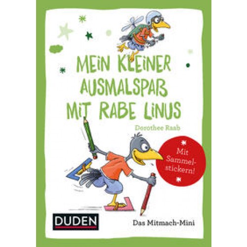 Duden Minis (Band 8) – Mein kleiner Ausmalspaß mit Rabe Linus