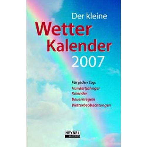 Der kleine Wetterkalender 2007