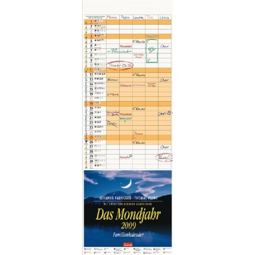 Das Mondjahr 2009 - Familienkalender