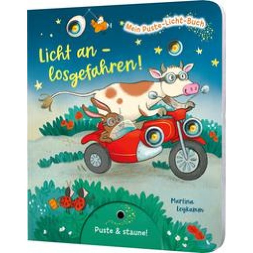 Mein Puste-Licht-Buch: Licht an – losgefahren!